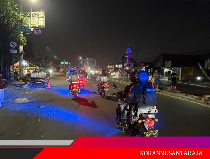 Patroli Brimob Batalyon D Pelopor Perkuat Kamtibmas di Kota Bekasi Jelang HUT ke-81 RI