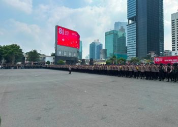 Brimob Batalyon D Pelopor Siap Amankan Penyampaian Aspirasi di Jakarta Pusat