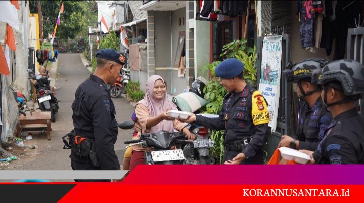 Bimob Polda Metro Jaya Hadir Berbagi untuk Masyarakat Tangsel