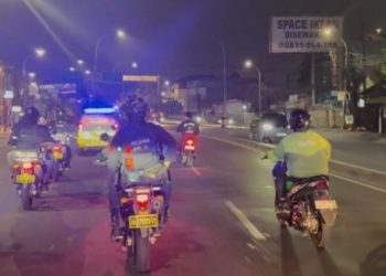 Brimob Polda Metro Jaya Sisir Tangsel, Antisipasi Tawuran dan Kejahatan Jalanan