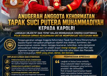 Award dari Putera Muhammadiyah ke Kapolri Perkuat Sinergi Polri dan Masyarakat Jaga Peradaban Bangsa