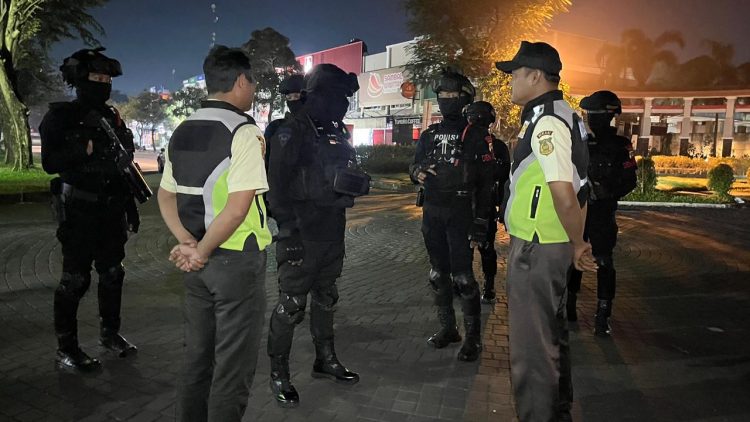 Patroli Brimob Yon D Pelopor Sasar Sejumlah Wilayah Kabupaten Bekasi, Antisipasi Tawuran dan Balap Liar