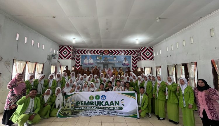 Universitas Aufa Royhan Laksanakan Pembukaan PBL Prodi Ilmu Kesehatan Masyarakat di Kecamatan Angkola Timur