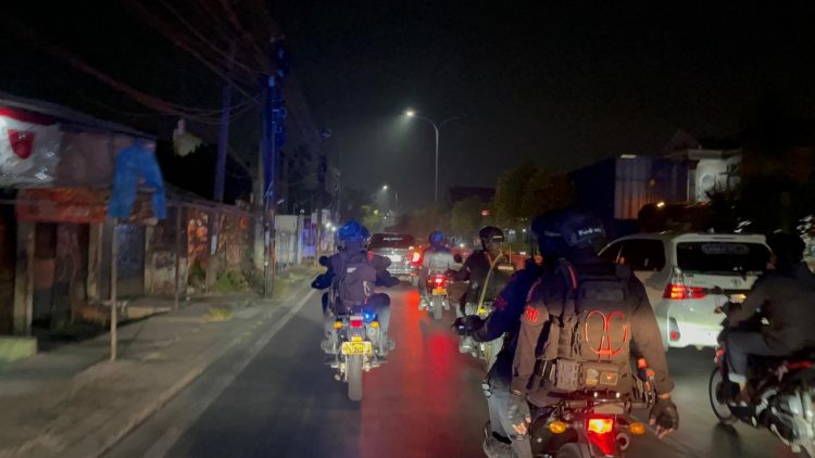 Patroli Brimob Yon D Pelopor Sasar Sejumlah Wilayah Kabupaten Bekasi, Antisipasi Tawuran dan Balap Liar