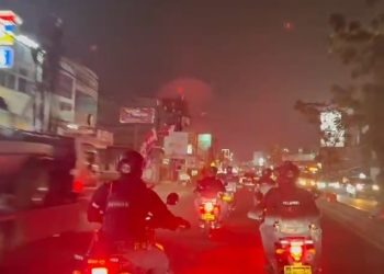 Brimob Polda Metro Jaya Patroli Malam di Tangsel, Cegah Tawuran dan Kejahatan Jalanan