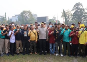 Dengan Semangat Huma Betang, Polda Kalteng Rangkul Semua Elemen Basmi Karhutla di Bumi Tambun Bungai