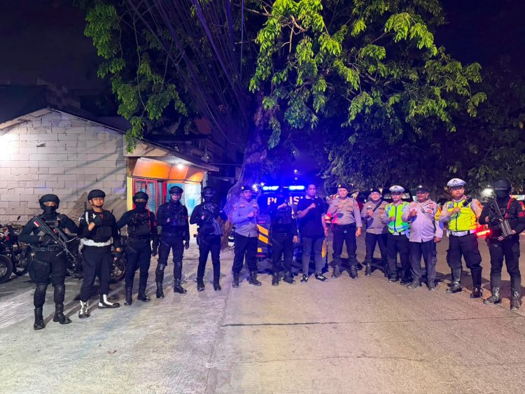 Brimob Polda Metro Jaya Perkuat Patroli Malam di Bekasi, Antisipasi Tawuran dan Begal