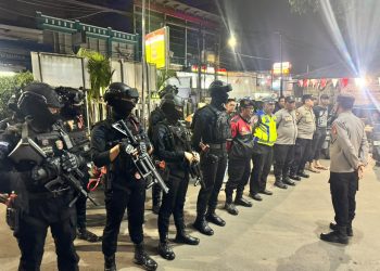Brimob Polda Metro Jaya Perkuat Patroli Dini Hari, Pastikan Tangerang Tetap Kondusi