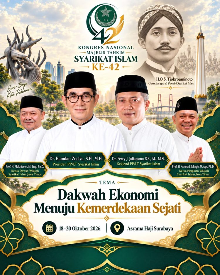 Usung Dakwah Ekonomi, Syarikat Islam Ingin Kongres Majelis Tahkim ke-42 Hasilkan Kerja Nyata