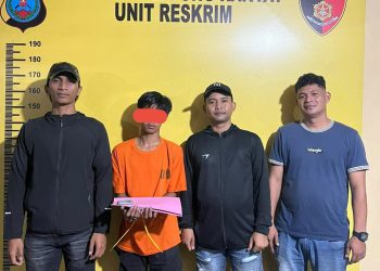 Polsek Kampung Rakyat Ringkus Pemuda di Perkebunan Sawit Teluk Panji, 1,95 Gram Sabu Diamankan