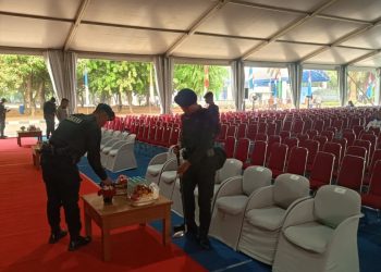 Jelang Konsolidasi Akbar FSPMI, Brimob Polda Metro Jaya Sterilisasi Kawasan MM2100 Pastikan Lokasi Aman