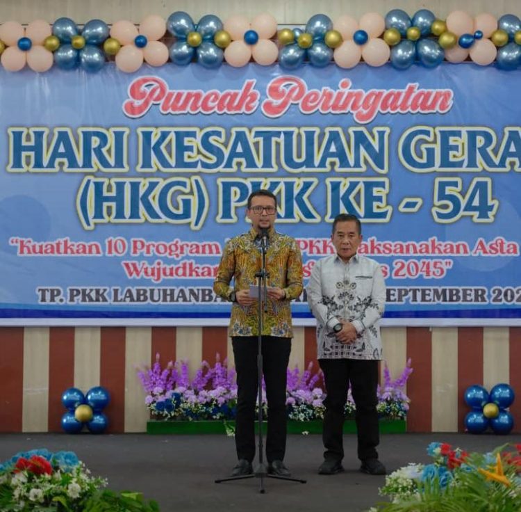 HKG PKK ke-54, Bupati Fery Tekankan Perempuan Berdaya dan Keluarga Kuat untuk Labusel Semakin Modern