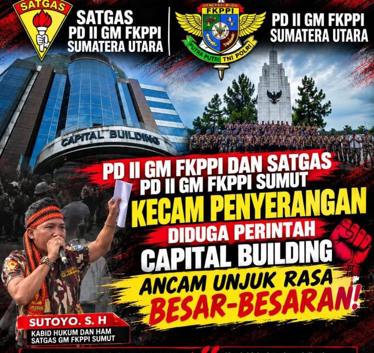 Massa Aksi Diduga Diserang di Depan Capital Building Medan, GM FKPPI Sumut Desak Polisi Usut Aktor di Baliknya