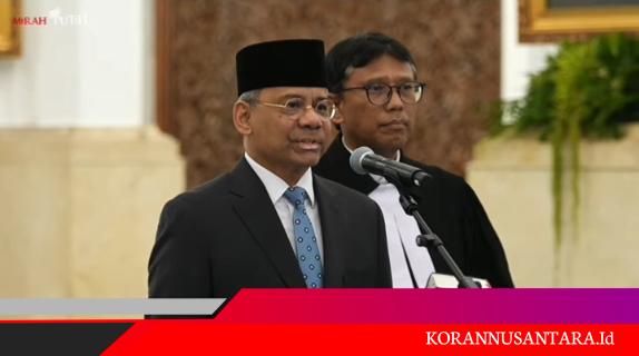 Prabowo Lantik Suahasil Nazara sebagai Menteri Keuangan