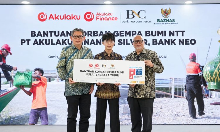 Akulaku Group Salurkan Bantuan Pangan bagi Masyarakat Terdampak Gempa Bumi NTT