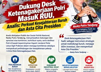 Desk Ketenagakerjaan Polri Dinilai Tepat Masuk RUU, Analis: Perkuat Kesejahteraan Buruh dan Asta Cita Presiden
