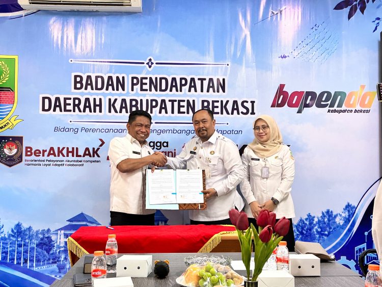 Bapenda dan BPN Bekasi Sepakati Kerja Sama, Data NIB-NOP Mulai Diintegrasikan