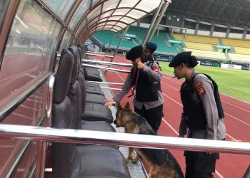 Brimob Metro Jaya Pastikan Stadion Patriot Steril Sebelum Laga Liga 2
