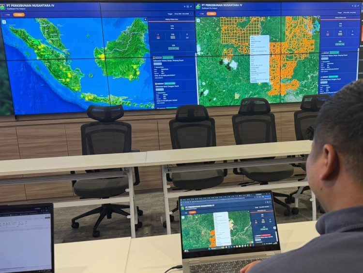 PTPN IV PalmCo Integrasikan Deteksi Dini dan Pelacakan Penanganan Karhutla melalui GeoPalm Dashboard