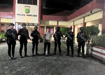 Brimob Polda Metro Jaya Sisir Jakarta Barat, Antisipasi Tawuran dan Kejahatan