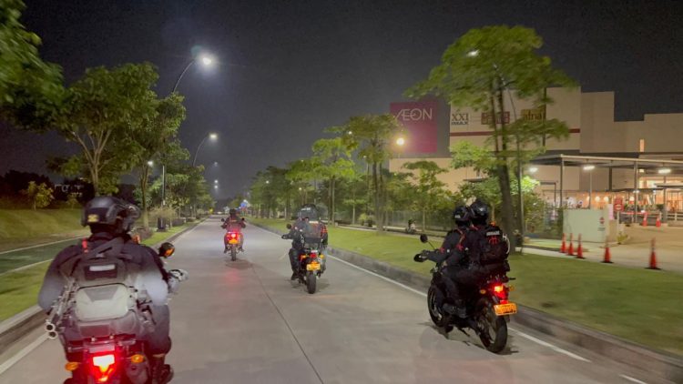 Brimob Batalyon D Pelopor Gelar Patroli Rayonisasi, Situasi Wilayah Kabupaten Bekasi Aman dan Kondusif