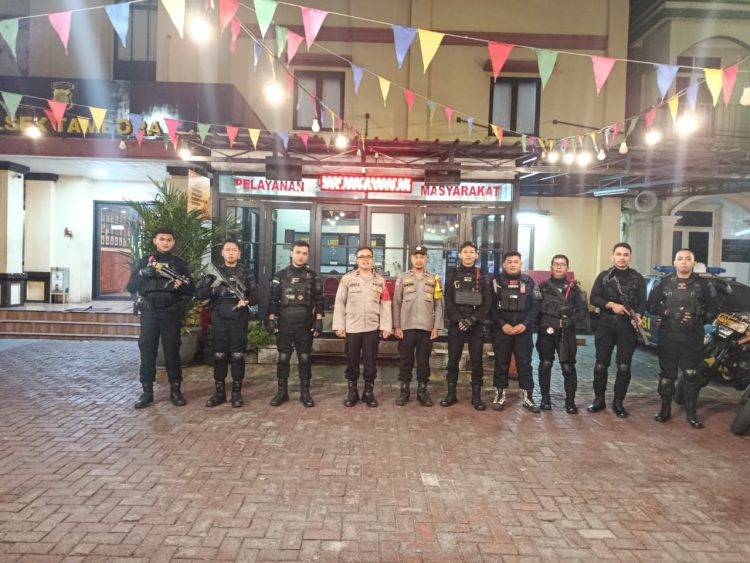 Brimob Patroli Malam di Jakbar, Kamtibmas Terjaga hingga Dini Hari