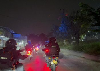 Patroli Brimob Batalyon D Pelopor Sasar Sejumlah Titik Rawan di Wilayah Kabupaten Bekasi
