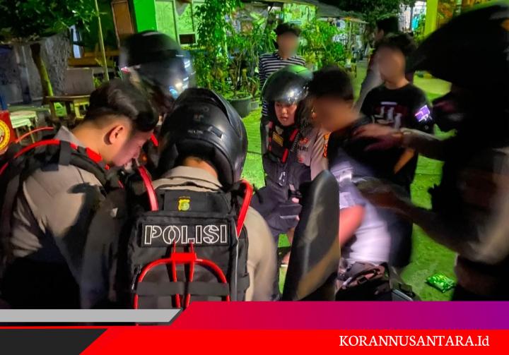 Patroli Brimob Metro Jaya di Jakut Temukan 13 Klip Ganja, 4 Remaja Diamankan