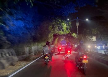 Patroli Brimob Yon D Pelopor Sisir Wilayah Kabupaten Bekasi, Respons Cepat Informasi Kebakaran