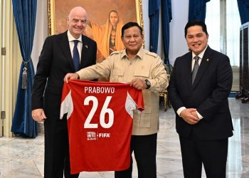 Presiden Prabowo Terima Presiden FIFA di Istana Negara