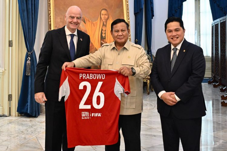 Presiden Prabowo Terima Presiden FIFA di Istana Negara