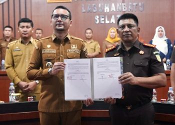 Bupati Labusel dan Kejaksaan Bersinergi MoU “Jaksa Sahabat Pendidik” Resmi Ditandatangani