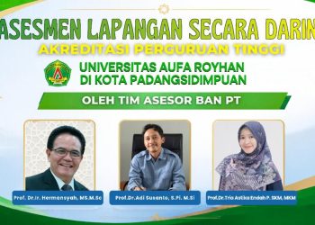Universitas Aufa Royhan Laksanakan Assessment Lapangan Daring Akreditasi Perguruan Tinggi