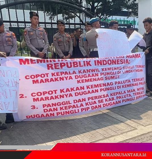 Dugaan Pungli PIP Buku Nikah dan Kenaikan Pangkat di Kemenag Paluta, GMPET-SU Desak Menteri Agama Copot Kakan Kemenag Paluta dan Kanwil Kemenag Sumut