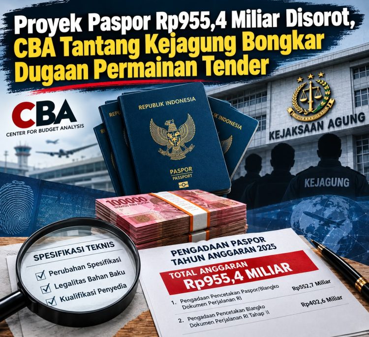 Anggaran Paspor Rp955,4 Miliar Disorot CBA Desak Kejagung Bongkar Dugaan Penyimpangan Pengadaan di KEMENIMIPAS