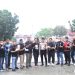 Peduli Dampak Kabut Asap Karhutla Ritonga Bikers Community Bagikan Masker kepada Masyarakat