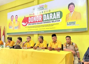 HUT ke-62 Golkar Tapsel Berbagi di Panti Jompo hingga Donor Darah