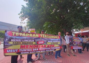 JAPMI dan JAMWAS Geruduk KPK Desak Penetapan Tersangka Baru Kasus Ijon