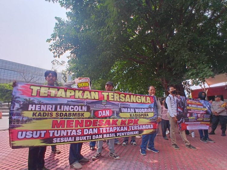 JAPMI dan JAMWAS Geruduk KPK Desak Penetapan Tersangka Baru Kasus Ijon