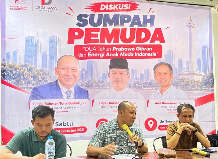 Pemuda Patriot dan Digdaya Indonesia Evaluasi Kebijakan Prabowo-Gibran Lewat Diskusi Publik