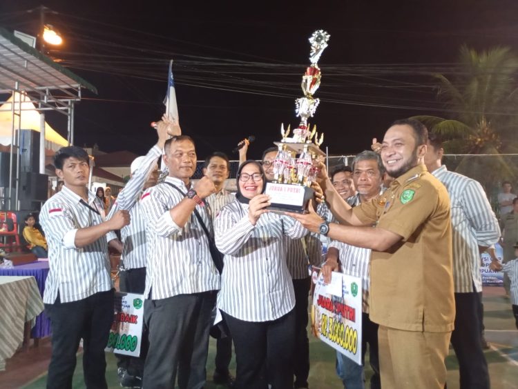 Taklukkan BPN 3-0 Tim Putra DPRD Padangsidimpuan Juara PBVSI Cup I