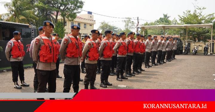 Batalyon C Pelopor Brimob Metro Jaya Gelar Apel SAR, Antisipasi Bencana saat Musim Hujan