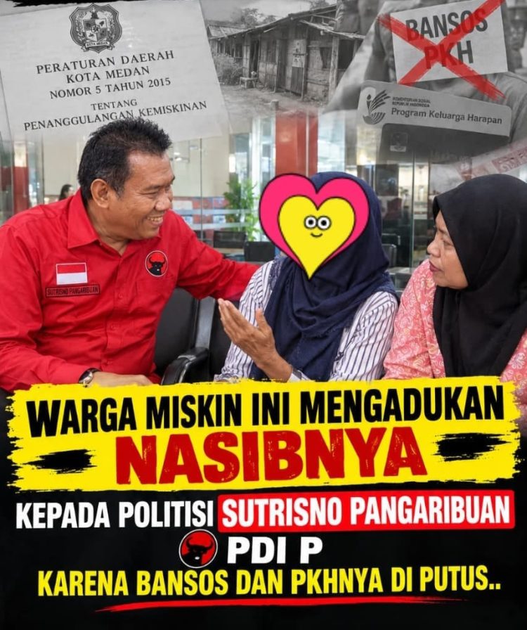 Bansos dan PKH Terputus, Warga Miskin Medan Mengadu kepada Sutrisno Pangaribuan