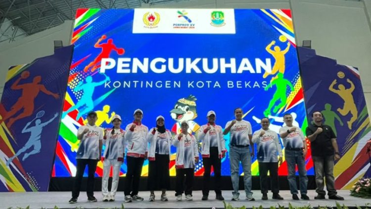 Kota Bekasi Kukuhkan 1.154 Atlet, Targetkan 200 Emas dan Juara Umum Porprov Jabar 2026